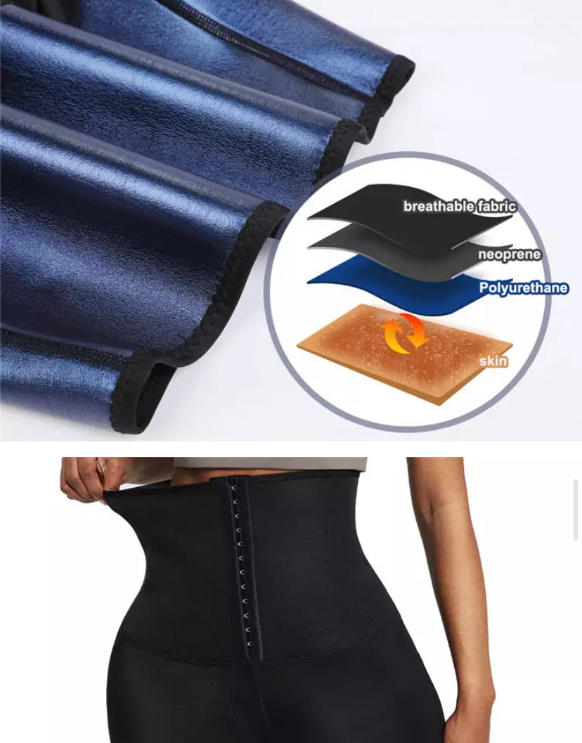 baller babe active wear corsetted high waisted trainer leggings