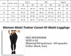 black corsett active wear leggings from ballerbabe