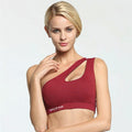 Red sport crop top