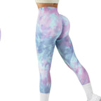 rainbow wash scrunch bum leggings seamless yoga pants australia
