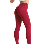 Baller Babe Red Compression Textured Leggings