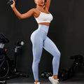 sky blue honeycomb scrunch signature leggings wide waist australia
