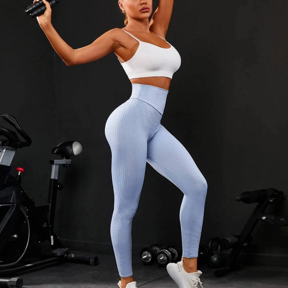 sky blue honeycomb scrunch signature leggings wide waist australia