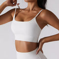 womens crop top black ribbed yoga sports bra baller babe australia sale