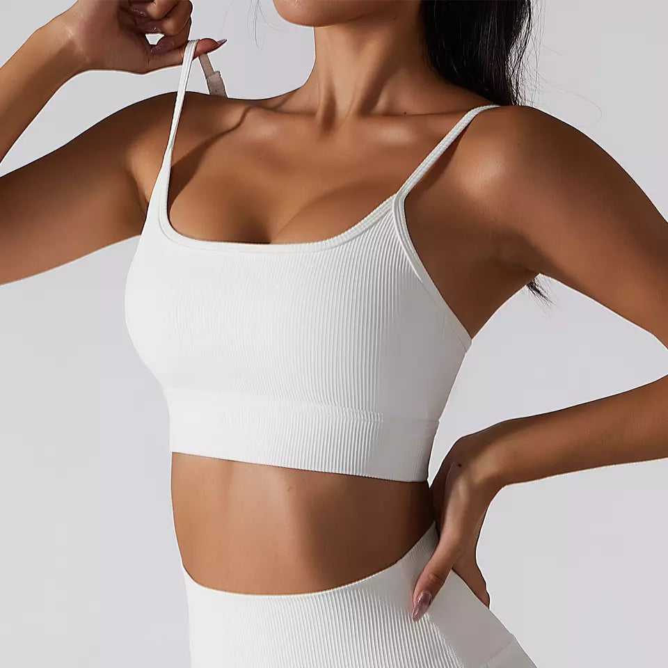 womens crop top black ribbed yoga sports bra baller babe australia sale