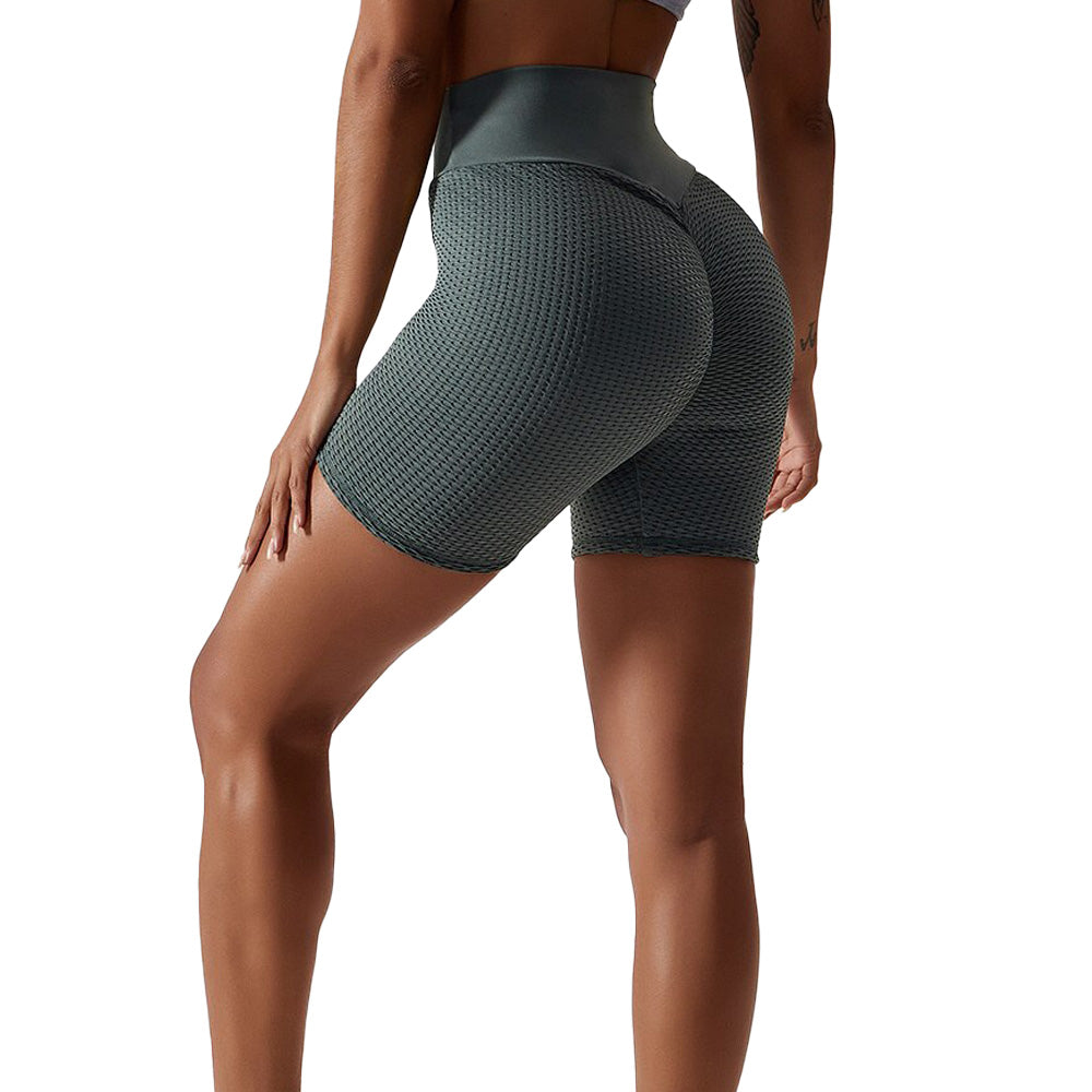 Baller Babe's Signature Mid Shorts Blue