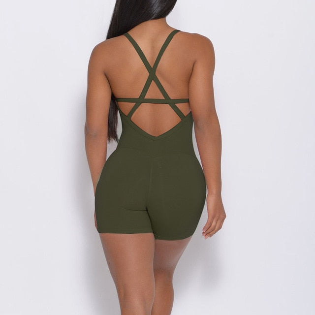 khaki army green  bodysuit jumpsuit leotard unitard activewear yoga leggings australia