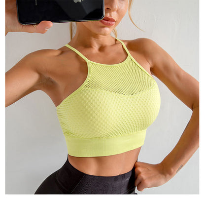 Racer Back Mesh Crop top